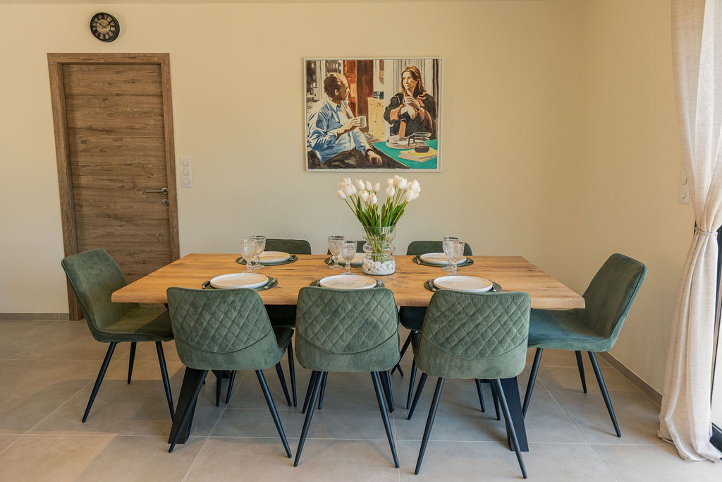 Salle à manger de la Villa Ezilia